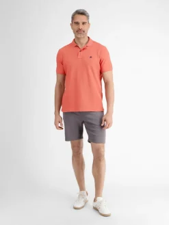 LERROS Poloshirts<Herren Poloshirt koralle uni