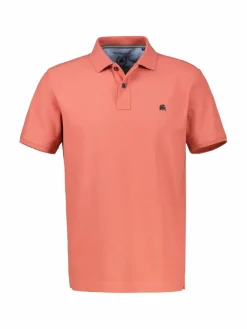 LERROS Poloshirts<Herren Poloshirt koralle uni