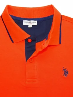U.S. Polo Assn. Poloshirts<Herren Poloshirt orange uni