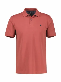 LERROS Poloshirts<Herren Poloshirt rot uni