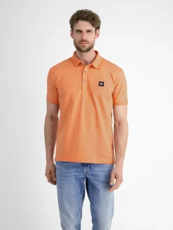 LERROS Poloshirts<Herren Poloshirt orange uni