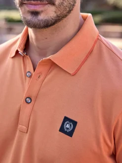 LERROS Poloshirts<Herren Poloshirt orange uni