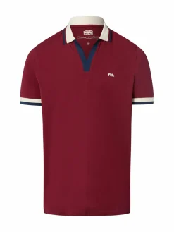 Finshley & Harding London Poloshirts<Herren Poloshirt bordeaux uni