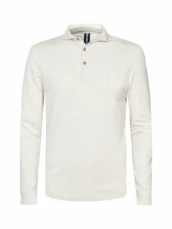Profuomo Pullover & Strickjacken|Shirts<Herren Poloshirt beige uni