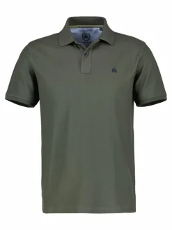LERROS Poloshirts<Herren Poloshirt oliv uni