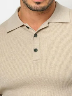 Profuomo Poloshirts<Herren Poloshirt beige uni