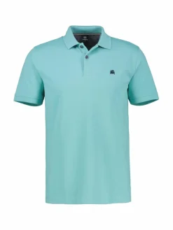 LERROS Poloshirts<Herren Poloshirt aqua uni