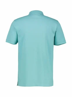 LERROS Poloshirts<Herren Poloshirt aqua uni