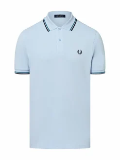Fred Perry Poloshirts<Herren Poloshirt hellblau uni