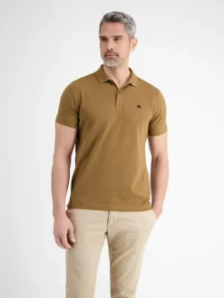 LERROS Poloshirts<Herren Poloshirt kastanie uni