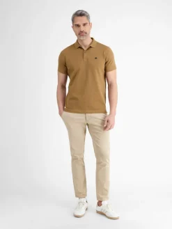 LERROS Poloshirts<Herren Poloshirt kastanie uni