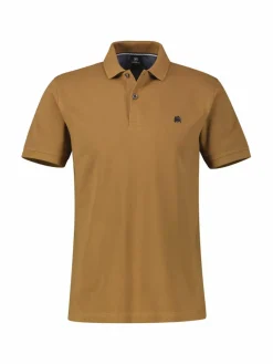 LERROS Poloshirts<Herren Poloshirt kastanie uni