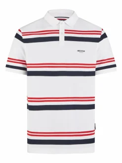 Daniel Hechter Poloshirts<Herren Poloshirt weiß gestreift