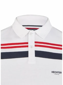 Daniel Hechter Poloshirts<Herren Poloshirt weiß gestreift