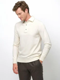 Herren Profuomo Pullover & Strickjacken>Herren Poloshirt