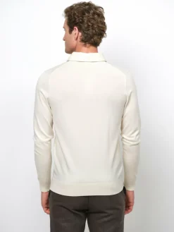 Herren Profuomo Pullover & Strickjacken>Herren Poloshirt