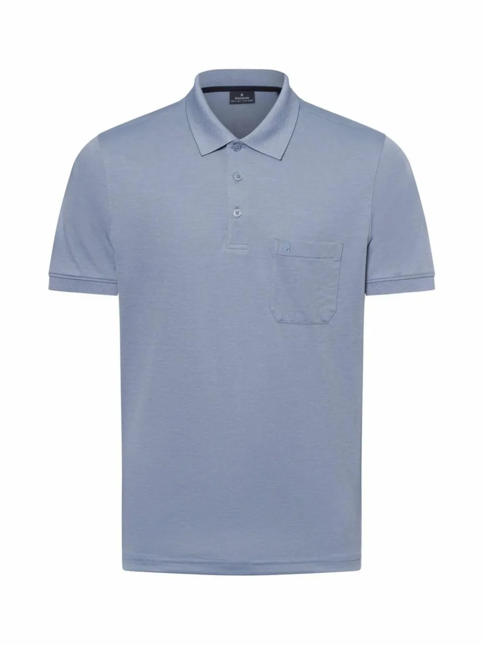 Ragman Poloshirts<Herren Poloshirt hellgrau uni
