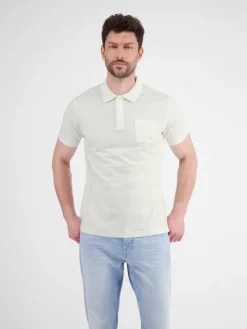 LERROS Poloshirts<Herren Poloshirt weiß uni