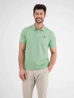 LERROS Poloshirts<Herren Poloshirt mint gestreift