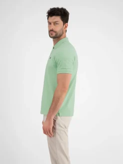 LERROS Poloshirts<Herren Poloshirt mint gestreift