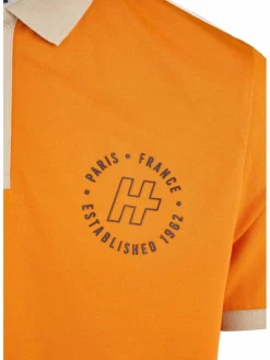 Daniel Hechter Poloshirts<Herren Poloshirt orange gemustert