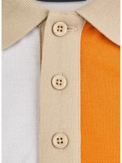 Daniel Hechter Poloshirts<Herren Poloshirt orange gemustert