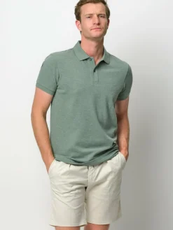 Profuomo Poloshirts<Herren Poloshirt grün uni