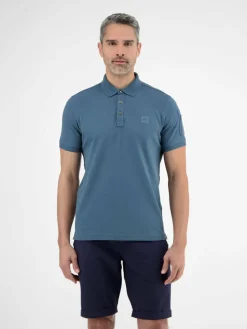 LERROS Poloshirts<Herren Poloshirt hellblau uni