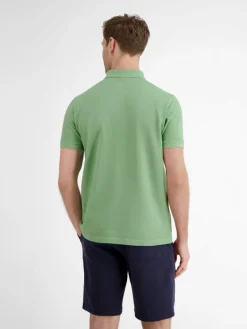 LERROS Poloshirts<Herren Poloshirt grün uni
