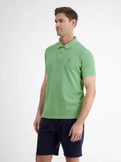 LERROS Poloshirts<Herren Poloshirt grün uni