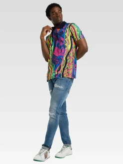 Herren Carlo Colucci Poloshirts>Herren Poloshirt - Eisath