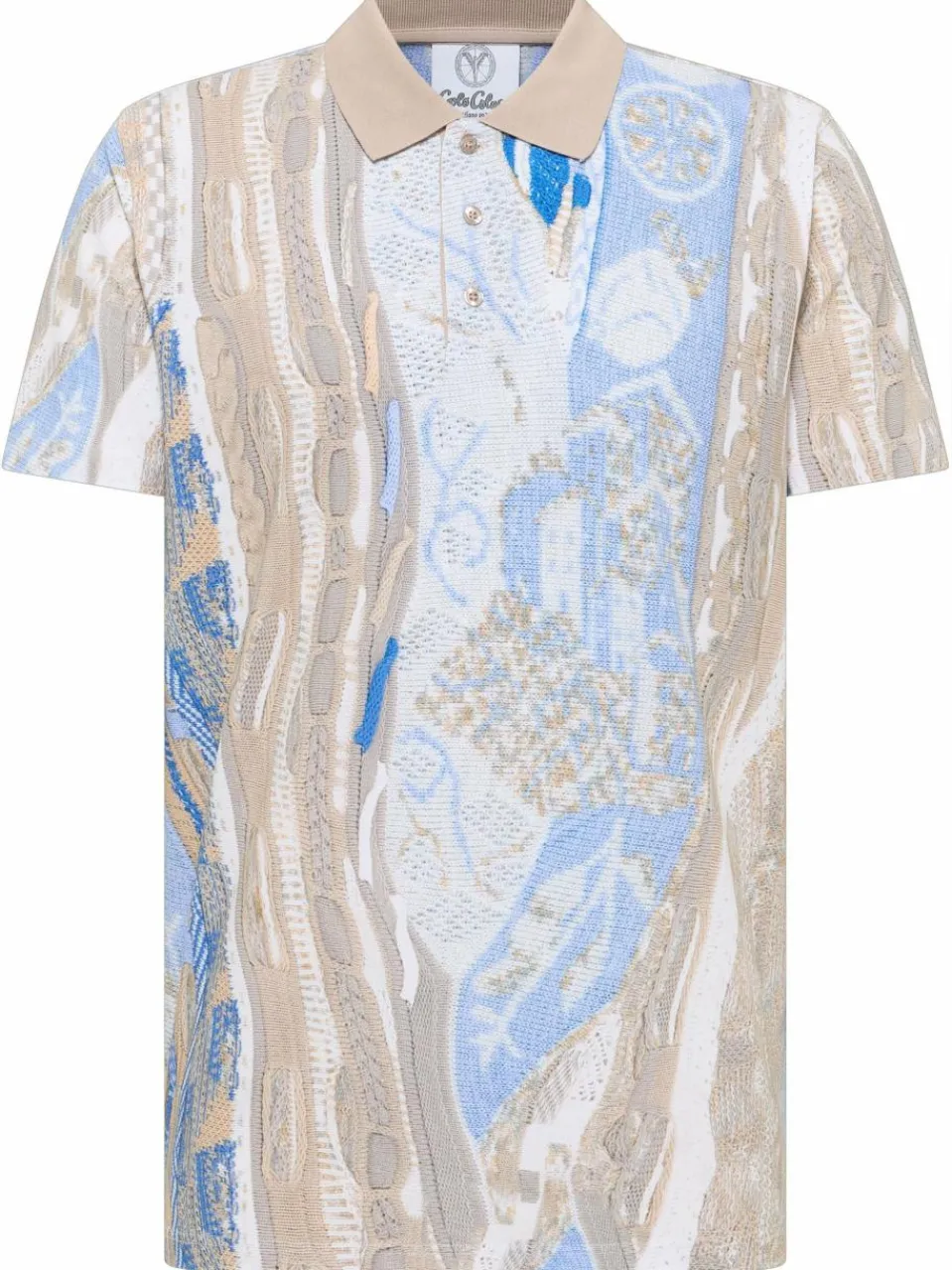 Herren Carlo Colucci Poloshirts>Herren Poloshirt - Eisath