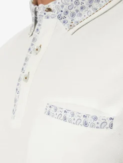 BABISTA Poloshirts<Herren Poloshirt - ANLOR weiß gemustert