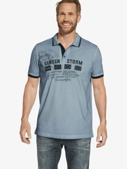 Herren Jan Vanderstorm Poloshirts>Herren Poloshirt - ANTHONIS