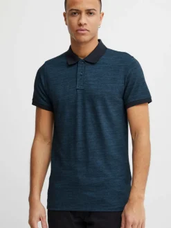 BLEND Poloshirts<Herren Poloshirt - BHAlfredo blau meliert