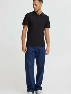 BLEND Poloshirts<Herren Poloshirt - BHALK schwarz uni