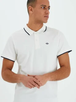 BLEND Poloshirts<Herren Poloshirt - BHAlsek weiß uni