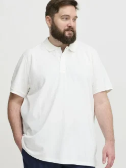 BLEND Poloshirts<Herren Poloshirt - BHBShirt weiß uni