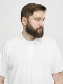 BLEND Poloshirts<Herren Poloshirt - BHBShirt weiß uni