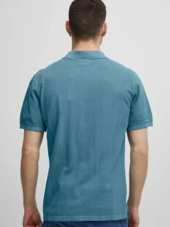 BLEND Poloshirts<Herren Poloshirt - BHEdington blau gemustert