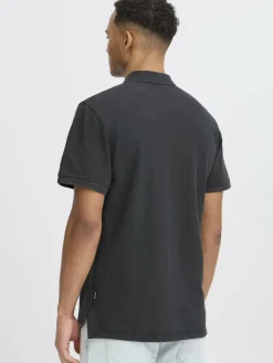 BLEND Poloshirts<Herren Poloshirt - BHEFRAN schwarz uni