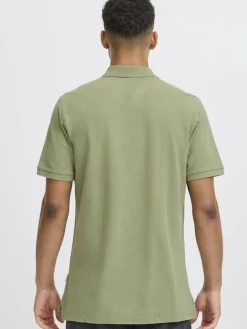 BLEND Poloshirts<Herren Poloshirt - BHEFRAN grün uni