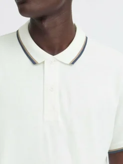 BLEND Poloshirts<Herren Poloshirt - BHPrisal weiß uni