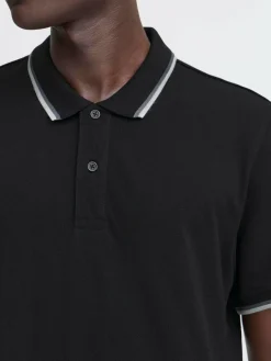 BLEND Poloshirts<Herren Poloshirt - BHPrisal schwarz uni