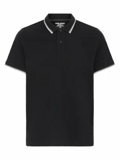 BLEND Poloshirts<Herren Poloshirt - BHPrisal schwarz uni