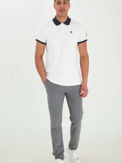 BLEND Poloshirts<Herren Poloshirt - BHRalf weiß uni