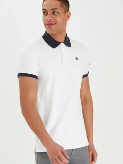 BLEND Poloshirts<Herren Poloshirt - BHRalf weiß uni