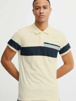 BLEND Poloshirts<Herren Poloshirt - BHUdo beige gemustert