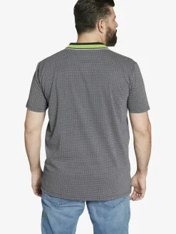 Charles Colby Poloshirts<Herren Poloshirt - EARL CARNEY blau gemustert