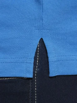 Charles Colby Poloshirts<Herren Poloshirt - EARL EMLYN blau uni